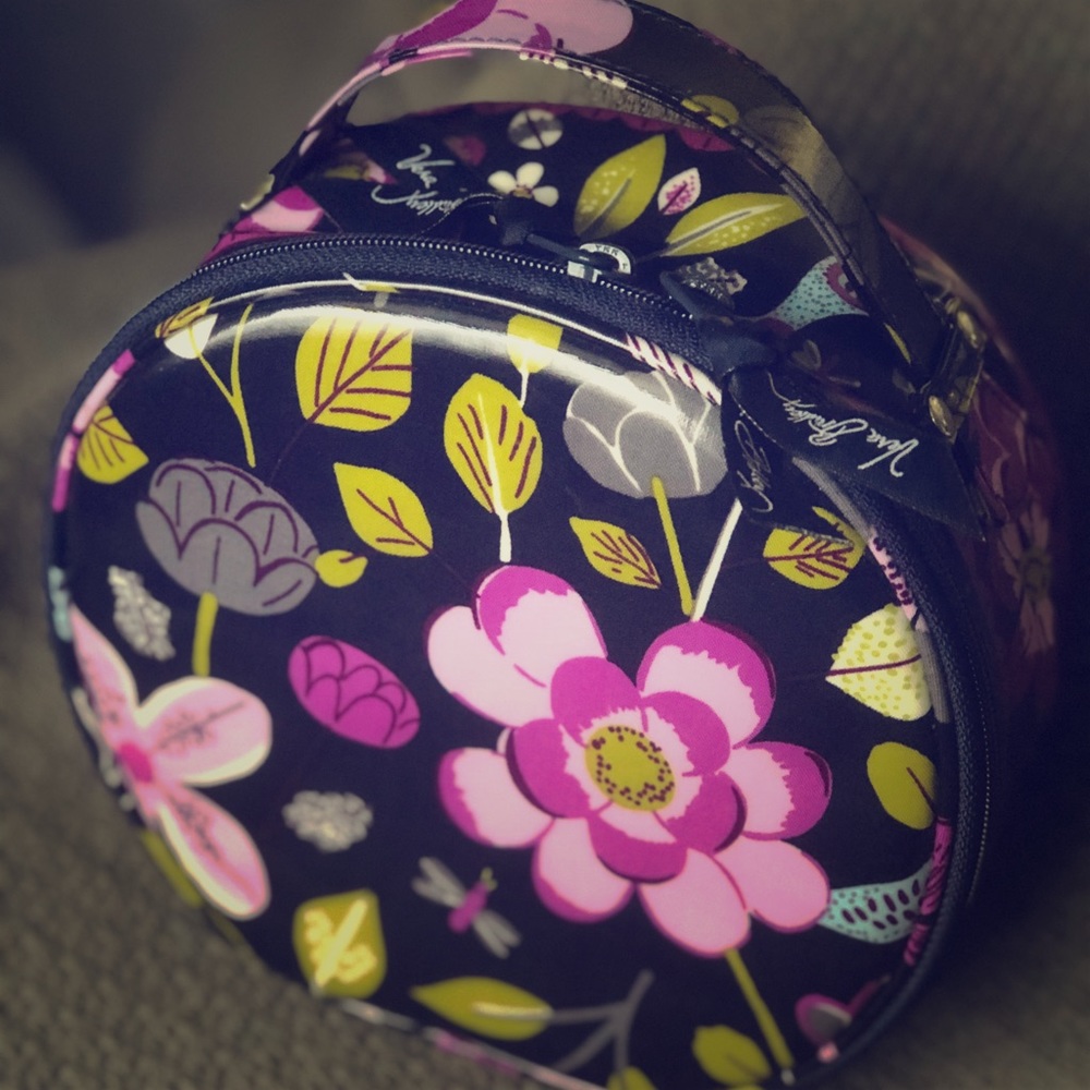 Vera Bradley Floral Nightingale Makeup Cosmetic